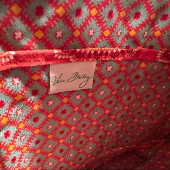 Vera Bradley Medium Tote Toggle Shoulder Bag in Paprika Retired 2009 GUC - Picture 3 of 13